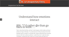 Desktop Screenshot of drloacupuncture.com